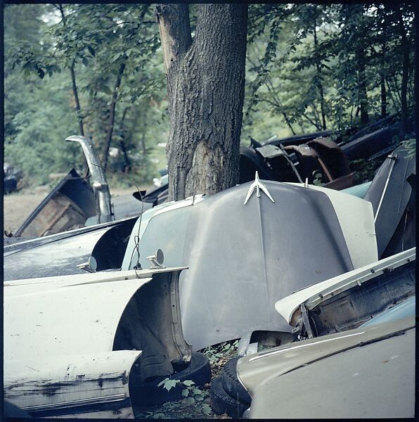 [192 Views of Junked Cars for Fortune Article "The Auto Junkyard"], Walker Evans (American, St. Louis, Missouri 1903–1975 New Haven, Connecticut), Color film transparency