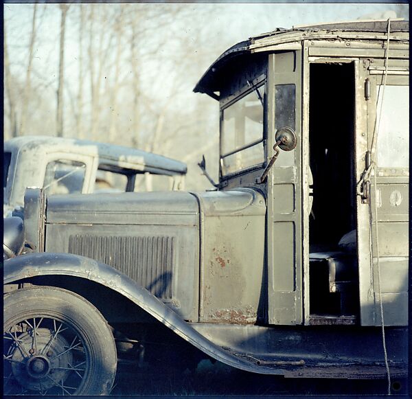 [192 Views of Junked Cars for Fortune Article "The Auto Junkyard"], Walker Evans (American, St. Louis, Missouri 1903–1975 New Haven, Connecticut), Color film transparency