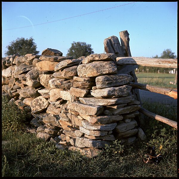 [271 Views of Stone Structures and Quarries for Fortune Article "American Masonry"], Walker Evans (American, St. Louis, Missouri 1903–1975 New Haven, Connecticut), Color film transparency