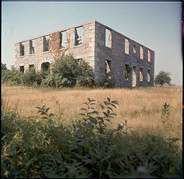 [271 Views of Stone Structures and Quarries for Fortune Article "American Masonry"], Walker Evans (American, St. Louis, Missouri 1903–1975 New Haven, Connecticut), Color film transparency