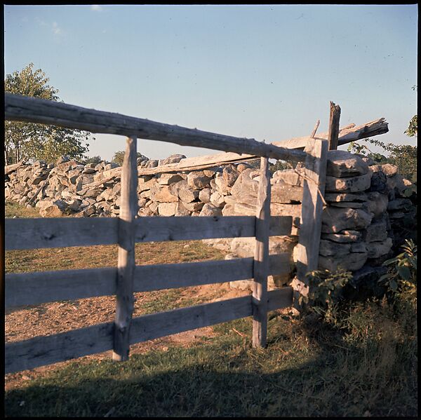 [271 Views of Stone Structures and Quarries for Fortune Article "American Masonry"], Walker Evans (American, St. Louis, Missouri 1903–1975 New Haven, Connecticut), Color film transparency