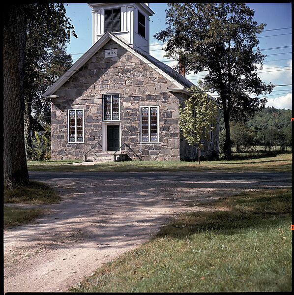 [271 Views of Stone Structures and Quarries for Fortune Article "American Masonry"], Walker Evans (American, St. Louis, Missouri 1903–1975 New Haven, Connecticut), Color film transparency