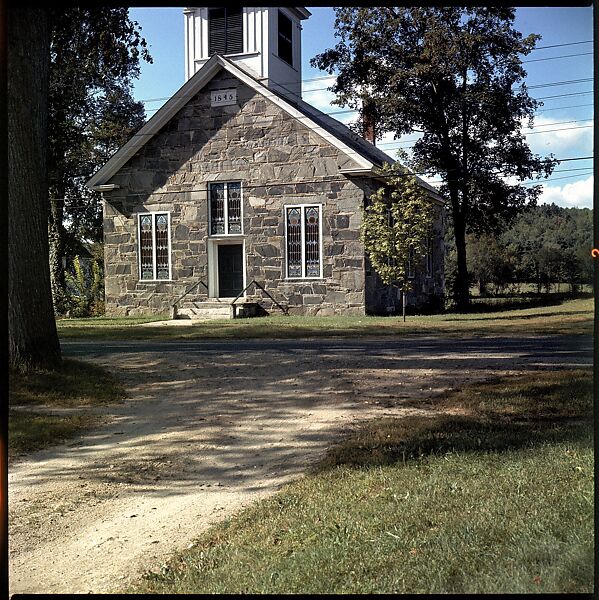 [271 Views of Stone Structures and Quarries for Fortune Article "American Masonry"], Walker Evans (American, St. Louis, Missouri 1903–1975 New Haven, Connecticut), Color film transparency