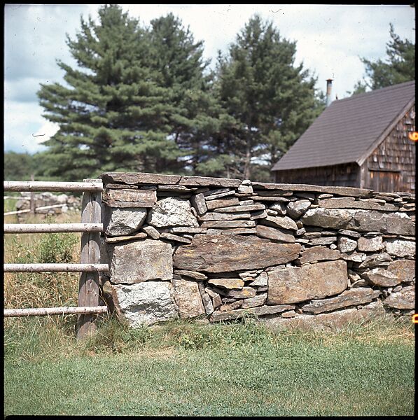 [271 Views of Stone Structures and Quarries for Fortune Article "American Masonry"], Walker Evans (American, St. Louis, Missouri 1903–1975 New Haven, Connecticut), Color film transparency