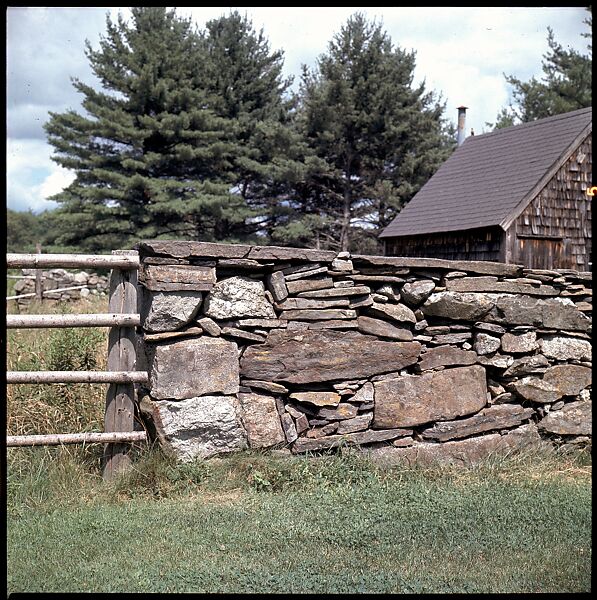 [271 Views of Stone Structures and Quarries for Fortune Article "American Masonry"], Walker Evans (American, St. Louis, Missouri 1903–1975 New Haven, Connecticut), Color film transparency