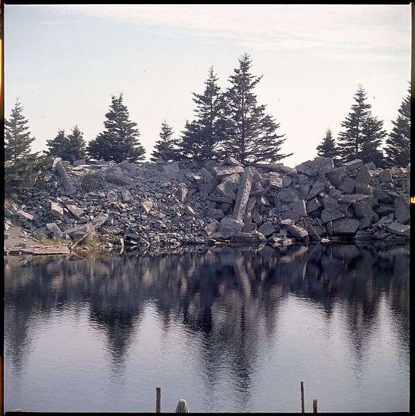 [271 Views of Stone Structures and Quarries for Fortune Article "American Masonry"], Walker Evans (American, St. Louis, Missouri 1903–1975 New Haven, Connecticut), Color film transparency