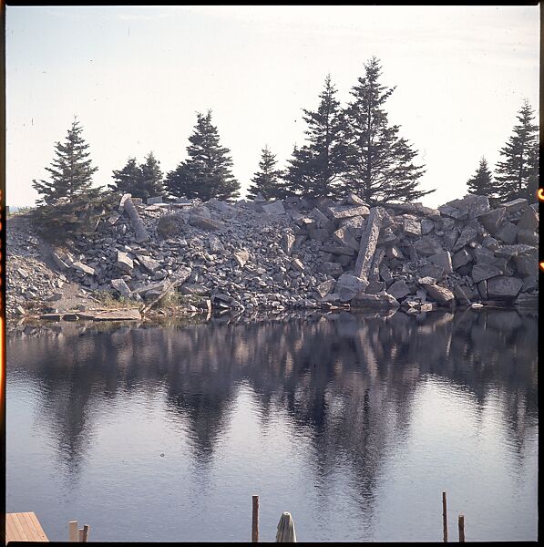 [271 Views of Stone Structures and Quarries for Fortune Article "American Masonry"], Walker Evans (American, St. Louis, Missouri 1903–1975 New Haven, Connecticut), Color film transparency