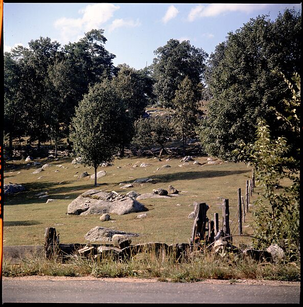 [271 Views of Stone Structures and Quarries for Fortune Article "American Masonry"], Walker Evans (American, St. Louis, Missouri 1903–1975 New Haven, Connecticut), Color film transparency