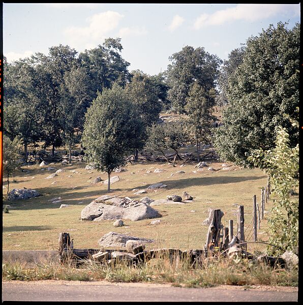 [271 Views of Stone Structures and Quarries for Fortune Article "American Masonry"], Walker Evans (American, St. Louis, Missouri 1903–1975 New Haven, Connecticut), Color film transparency
