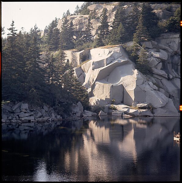 [271 Views of Stone Structures and Quarries for Fortune Article "American Masonry"], Walker Evans (American, St. Louis, Missouri 1903–1975 New Haven, Connecticut), Color film transparency