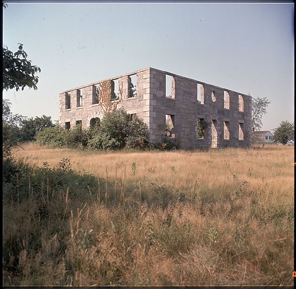 [271 Views of Stone Structures and Quarries for Fortune Article "American Masonry"], Walker Evans (American, St. Louis, Missouri 1903–1975 New Haven, Connecticut), Color film transparency