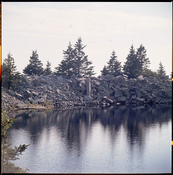 [271 Views of Stone Structures and Quarries for Fortune Article "American Masonry"], Walker Evans (American, St. Louis, Missouri 1903–1975 New Haven, Connecticut), Color film transparency
