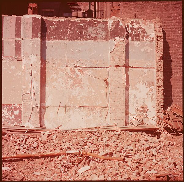 [41 Details of Signs and Buildings for Architectural Forum Article "Color Accidents"], Walker Evans (American, St. Louis, Missouri 1903–1975 New Haven, Connecticut), Color film transparency