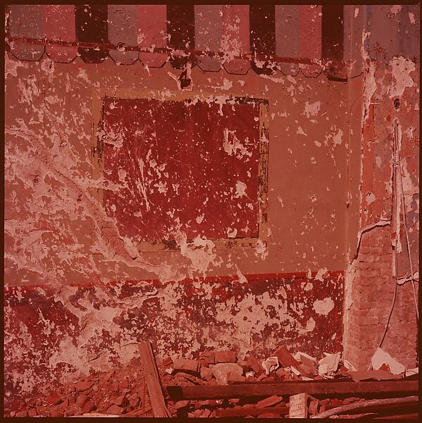 [41 Details of Signs and Buildings for Architectural Forum Article "Color Accidents"], Walker Evans (American, St. Louis, Missouri 1903–1975 New Haven, Connecticut), Color film transparency