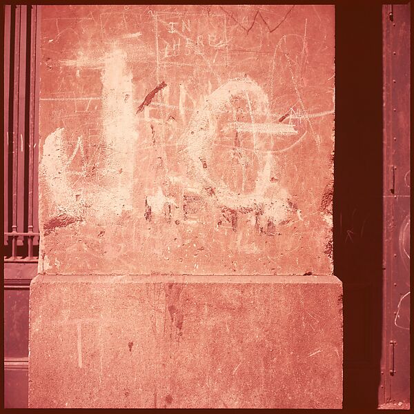[41 Details of Signs and Buildings for Architectural Forum Article "Color Accidents"], Walker Evans (American, St. Louis, Missouri 1903–1975 New Haven, Connecticut), Color film transparency