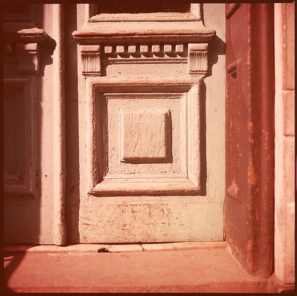 [41 Details of Signs and Buildings for Architectural Forum Article "Color Accidents"], Walker Evans (American, St. Louis, Missouri 1903–1975 New Haven, Connecticut), Color film transparency