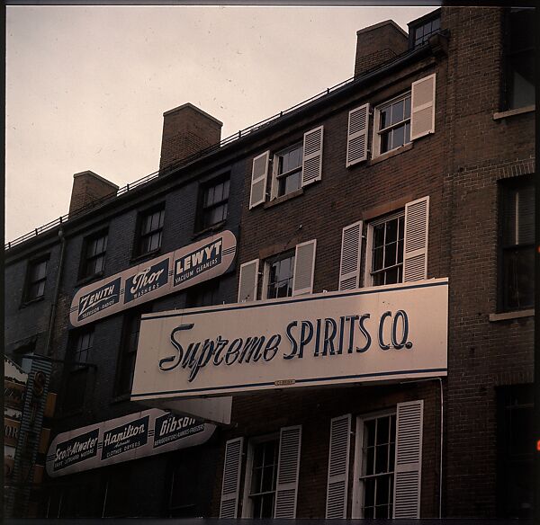 [451 Architectural Views for Time-Life Project "Doomed Architecture", Walker Evans (American, St. Louis, Missouri 1903–1975 New Haven, Connecticut), Color film transparency