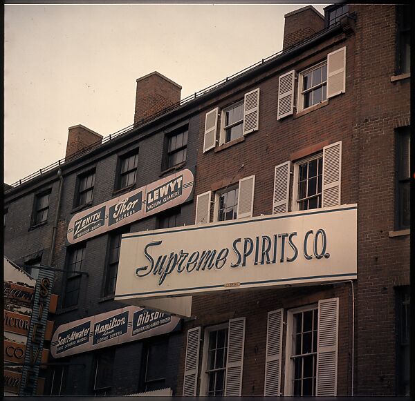 [451 Architectural Views for Time-Life Project "Doomed Architecture", Walker Evans (American, St. Louis, Missouri 1903–1975 New Haven, Connecticut), Color film transparency