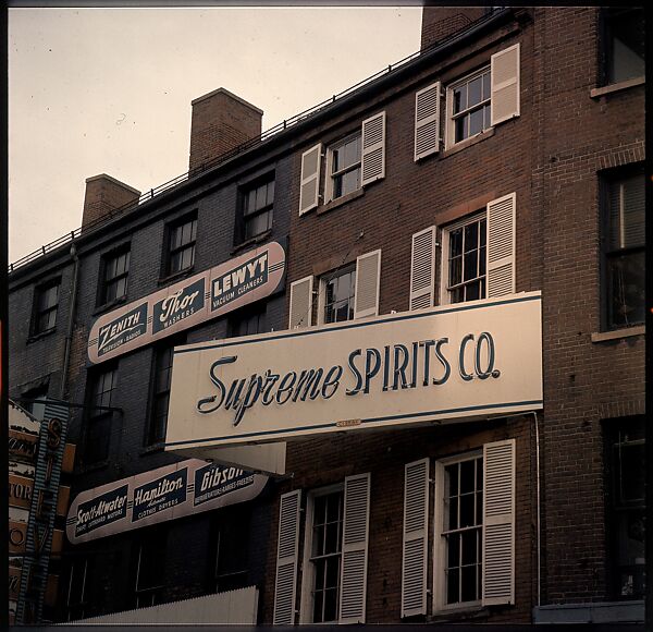 [451 Architectural Views for Time-Life Project "Doomed Architecture", Walker Evans (American, St. Louis, Missouri 1903–1975 New Haven, Connecticut), Color film transparency