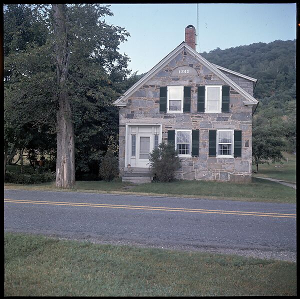 [553 Views of Houses for Time-Life Project "Americana"], Walker Evans (American, St. Louis, Missouri 1903–1975 New Haven, Connecticut), Color film transparency