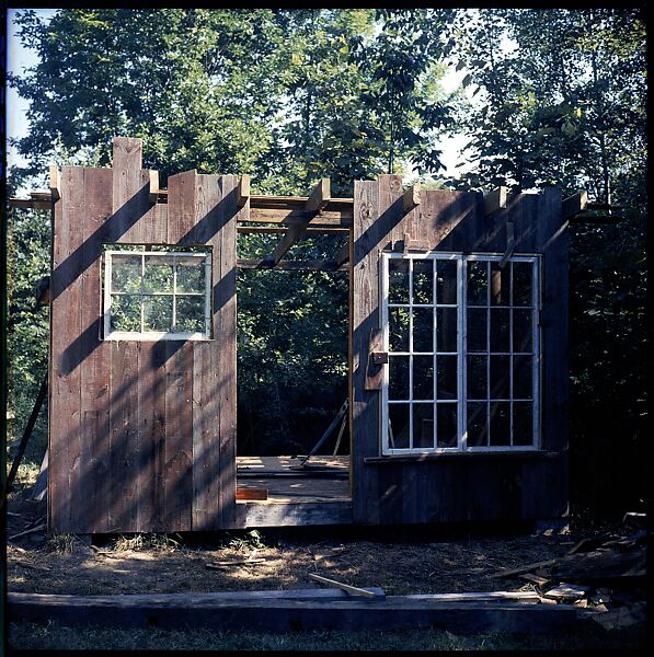 [214 Miscellaneous Personal Photographs: Views of Walker Evans's House and Studio, Old Lyme, Connecticut, Portraits of Evans, and Views of Evans's Paintings], Walker Evans (American, St. Louis, Missouri 1903–1975 New Haven, Connecticut), Color film transparency 
