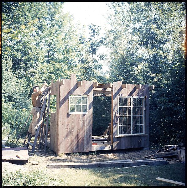 [214 Miscellaneous Personal Photographs: Views of Walker Evans's House and Studio, Old Lyme, Connecticut, Portraits of Evans, and Views of Evans's Paintings], Walker Evans (American, St. Louis, Missouri 1903–1975 New Haven, Connecticut), Color film transparency