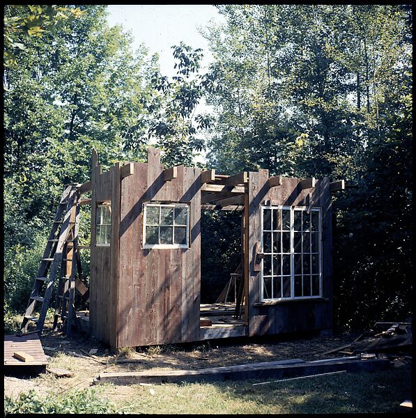 [214 Miscellaneous Personal Photographs: Views of Walker Evans's House and Studio, Old Lyme, Connecticut, Portraits of Evans, and Views of Evans's Paintings], Walker Evans (American, St. Louis, Missouri 1903–1975 New Haven, Connecticut), Color film transparency