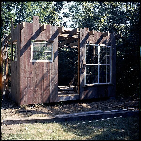 [214 Miscellaneous Personal Photographs: Views of Walker Evans's House and Studio, Old Lyme, Connecticut, Portraits of Evans, and Views of Evans's Paintings], Walker Evans (American, St. Louis, Missouri 1903–1975 New Haven, Connecticut), Color film transparency
