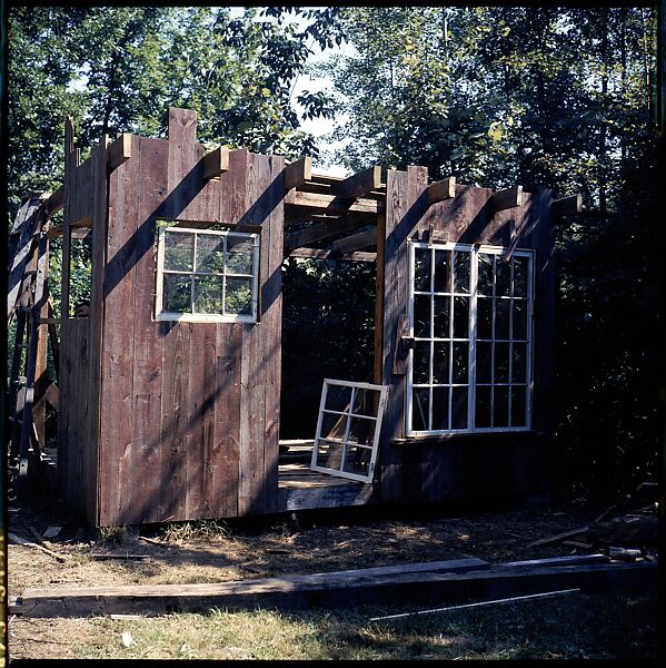[214 Miscellaneous Personal Photographs: Views of Walker Evans's House and Studio, Old Lyme, Connecticut, Portraits of Evans, and Views of Evans's Paintings], Walker Evans (American, St. Louis, Missouri 1903–1975 New Haven, Connecticut), Color film transparency