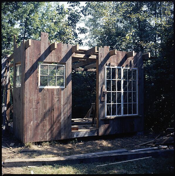 [214 Miscellaneous Personal Photographs: Views of Walker Evans's House and Studio, Old Lyme, Connecticut, Portraits of Evans, and Views of Evans's Paintings], Walker Evans (American, St. Louis, Missouri 1903–1975 New Haven, Connecticut), Color film transparency