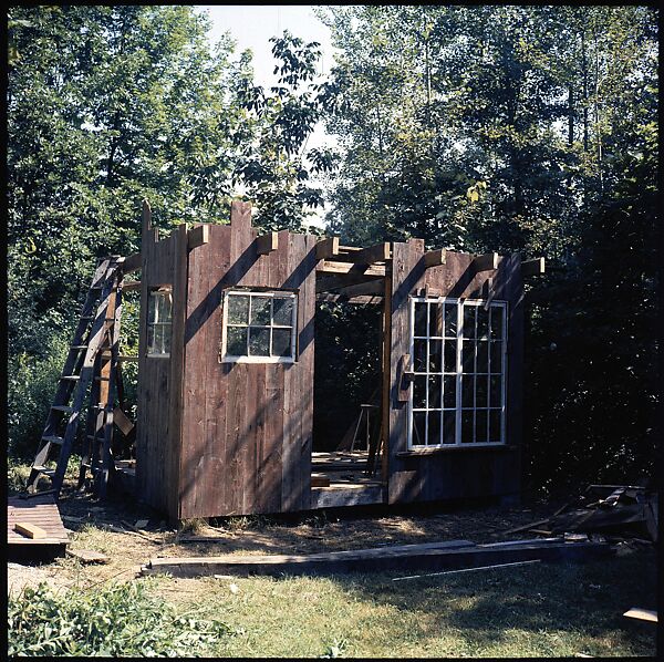 [214 Miscellaneous Personal Photographs: Views of Walker Evans's House and Studio, Old Lyme, Connecticut, Portraits of Evans, and Views of Evans's Paintings], Walker Evans (American, St. Louis, Missouri 1903–1975 New Haven, Connecticut), Color film transparency