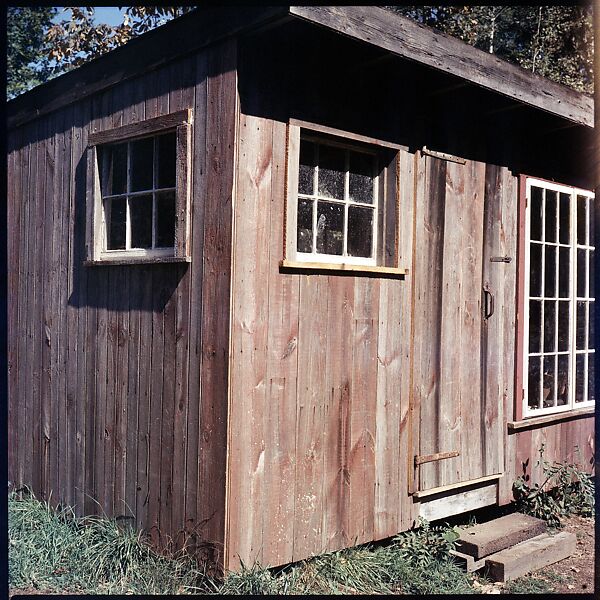 [214 Miscellaneous Personal Photographs: Views of Walker Evans's House and Studio, Old Lyme, Connecticut, Portraits of Evans, and Views of Evans's Paintings], Walker Evans (American, St. Louis, Missouri 1903–1975 New Haven, Connecticut), Color film transparency