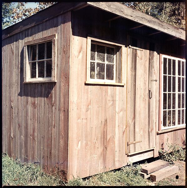 [214 Miscellaneous Personal Photographs: Views of Walker Evans's House and Studio, Old Lyme, Connecticut, Portraits of Evans, and Views of Evans's Paintings], Walker Evans (American, St. Louis, Missouri 1903–1975 New Haven, Connecticut), Color film transparency