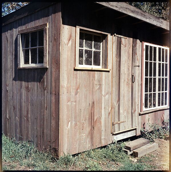 [214 Miscellaneous Personal Photographs: Views of Walker Evans's House and Studio, Old Lyme, Connecticut, Portraits of Evans, and Views of Evans's Paintings], Walker Evans (American, St. Louis, Missouri 1903–1975 New Haven, Connecticut), Color film transparency