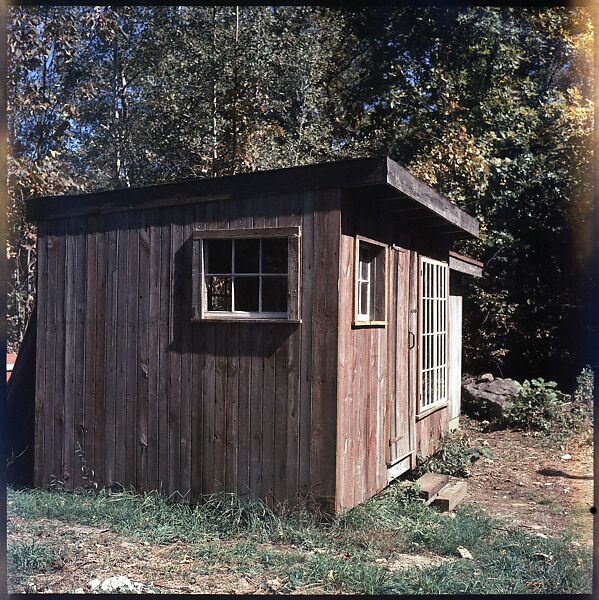 [214 Miscellaneous Personal Photographs: Views of Walker Evans's House and Studio, Old Lyme, Connecticut, Portraits of Evans, and Views of Evans's Paintings], Walker Evans (American, St. Louis, Missouri 1903–1975 New Haven, Connecticut), Color film transparency