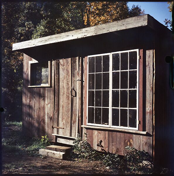 [214 Miscellaneous Personal Photographs: Views of Walker Evans's House and Studio, Old Lyme, Connecticut, Portraits of Evans, and Views of Evans's Paintings], Walker Evans (American, St. Louis, Missouri 1903–1975 New Haven, Connecticut), Color film transparency