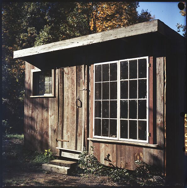 [214 Miscellaneous Personal Photographs: Views of Walker Evans's House and Studio, Old Lyme, Connecticut, Portraits of Evans, and Views of Evans's Paintings], Walker Evans (American, St. Louis, Missouri 1903–1975 New Haven, Connecticut), Color film transparency