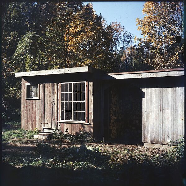 [214 Miscellaneous Personal Photographs: Views of Walker Evans's House and Studio, Old Lyme, Connecticut, Portraits of Evans, and Views of Evans's Paintings], Walker Evans (American, St. Louis, Missouri 1903–1975 New Haven, Connecticut), Color film transparency