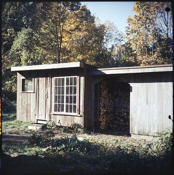 [214 Miscellaneous Personal Photographs: Views of Walker Evans's House and Studio, Old Lyme, Connecticut, Portraits of Evans, and Views of Evans's Paintings], Walker Evans (American, St. Louis, Missouri 1903–1975 New Haven, Connecticut), Color film transparency