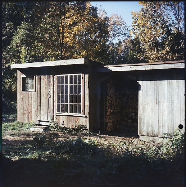 [214 Miscellaneous Personal Photographs: Views of Walker Evans's House and Studio, Old Lyme, Connecticut, Portraits of Evans, and Views of Evans's Paintings], Walker Evans (American, St. Louis, Missouri 1903–1975 New Haven, Connecticut), Color film transparency
