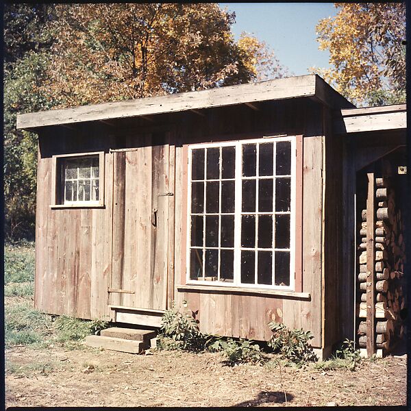 [214 Miscellaneous Personal Photographs: Views of Walker Evans's House and Studio, Old Lyme, Connecticut, Portraits of Evans, and Views of Evans's Paintings], Walker Evans (American, St. Louis, Missouri 1903–1975 New Haven, Connecticut), Color film transparency