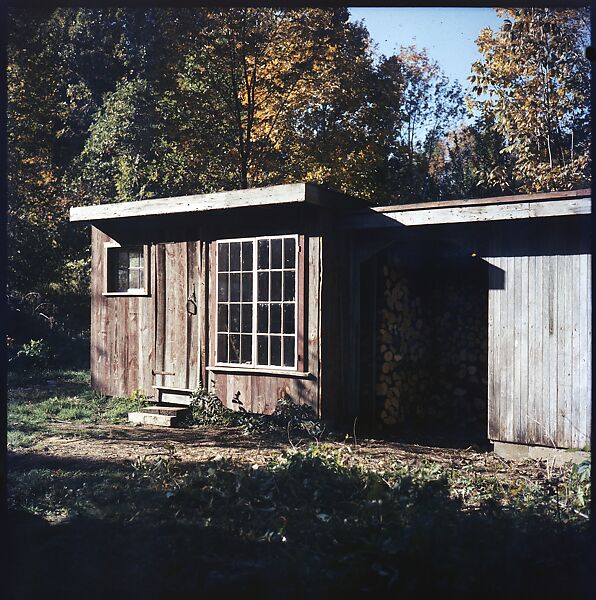 [214 Miscellaneous Personal Photographs: Views of Walker Evans's House and Studio, Old Lyme, Connecticut, Portraits of Evans, and Views of Evans's Paintings], Walker Evans (American, St. Louis, Missouri 1903–1975 New Haven, Connecticut), Color film transparency