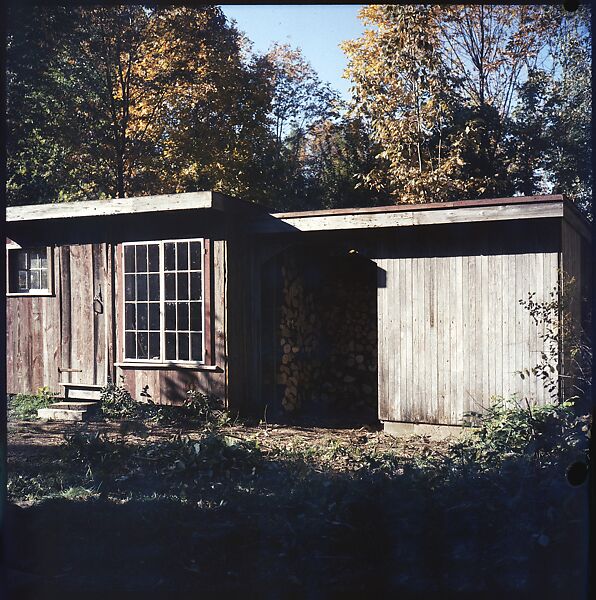 [214 Miscellaneous Personal Photographs: Views of Walker Evans's House and Studio, Old Lyme, Connecticut, Portraits of Evans, and Views of Evans's Paintings], Walker Evans (American, St. Louis, Missouri 1903–1975 New Haven, Connecticut), Color film transparency