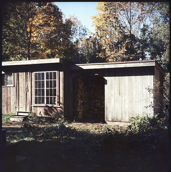 [214 Miscellaneous Personal Photographs: Views of Walker Evans's House and Studio, Old Lyme, Connecticut, Portraits of Evans, and Views of Evans's Paintings], Walker Evans (American, St. Louis, Missouri 1903–1975 New Haven, Connecticut), Color film transparency