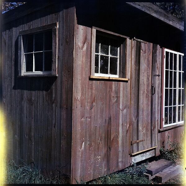 [214 Miscellaneous Personal Photographs: Views of Walker Evans's House and Studio, Old Lyme, Connecticut, Portraits of Evans, and Views of Evans's Paintings], Walker Evans (American, St. Louis, Missouri 1903–1975 New Haven, Connecticut), Color film transparency