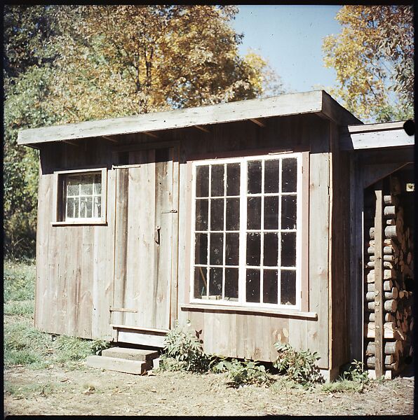 [214 Miscellaneous Personal Photographs: Views of Walker Evans's House and Studio, Old Lyme, Connecticut, Portraits of Evans, and Views of Evans's Paintings], Walker Evans (American, St. Louis, Missouri 1903–1975 New Haven, Connecticut), Color film transparency