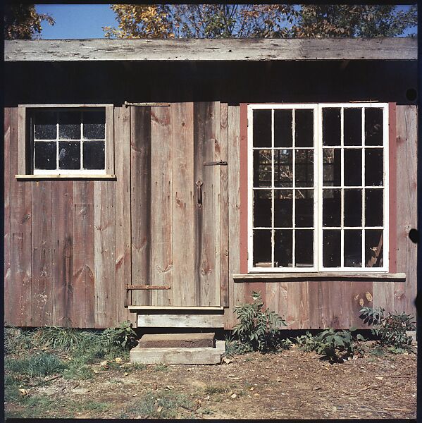 [214 Miscellaneous Personal Photographs: Views of Walker Evans's House and Studio, Old Lyme, Connecticut, Portraits of Evans, and Views of Evans's Paintings], Walker Evans (American, St. Louis, Missouri 1903–1975 New Haven, Connecticut), Color film transparency
