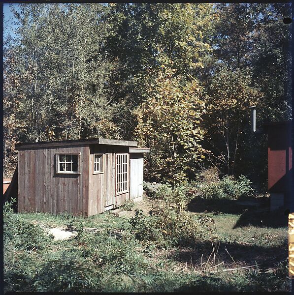 [214 Miscellaneous Personal Photographs: Views of Walker Evans's House and Studio, Old Lyme, Connecticut, Portraits of Evans, and Views of Evans's Paintings], Walker Evans (American, St. Louis, Missouri 1903–1975 New Haven, Connecticut), Color film transparency