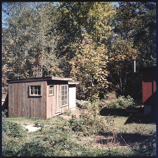 [214 Miscellaneous Personal Photographs: Views of Walker Evans's House and Studio, Old Lyme, Connecticut, Portraits of Evans, and Views of Evans's Paintings], Walker Evans (American, St. Louis, Missouri 1903–1975 New Haven, Connecticut), Color film transparency