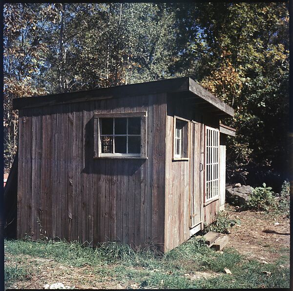 [214 Miscellaneous Personal Photographs: Views of Walker Evans's House and Studio, Old Lyme, Connecticut, Portraits of Evans, and Views of Evans's Paintings], Walker Evans (American, St. Louis, Missouri 1903–1975 New Haven, Connecticut), Color film transparency